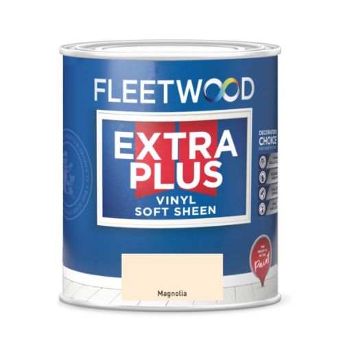 Fleetwood Extra Plus Vinyl Soft Sheen Magnolia 2.5L