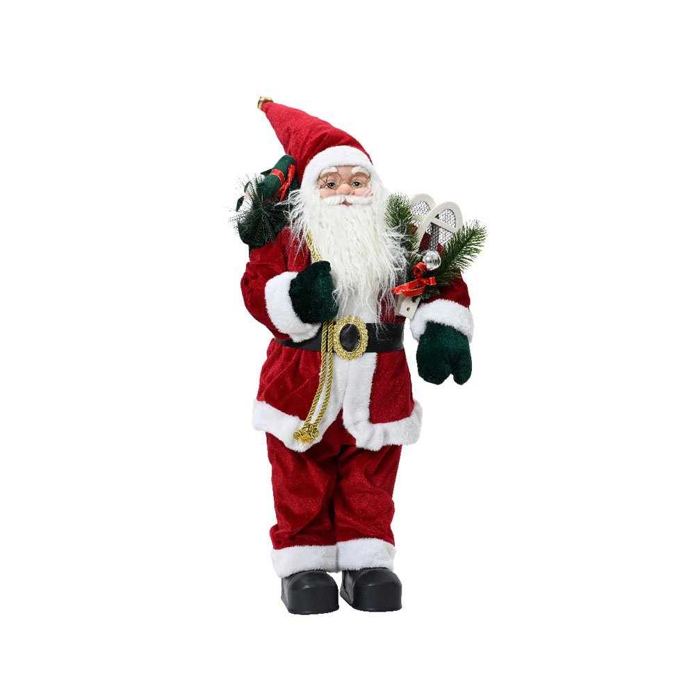 Santa Statue Red