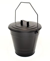 Striped Ash Bucket With Lid