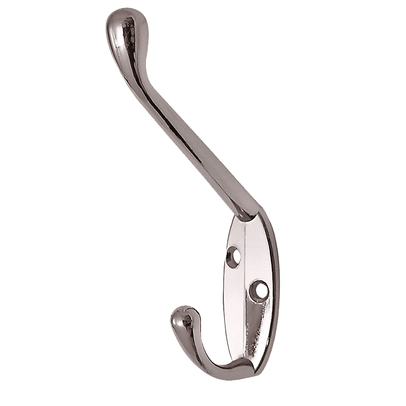 Hat & Coat Hook Chromed - burkes_Hardware