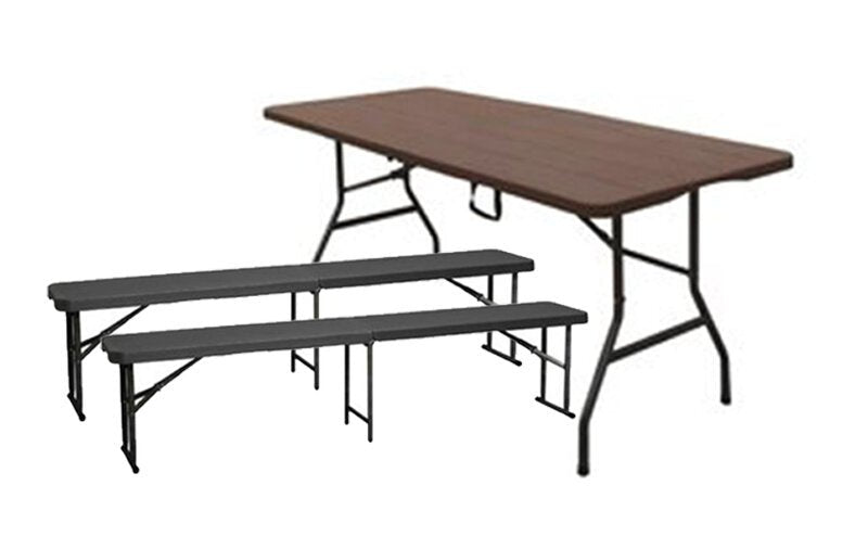 6ft Folding Bench & Table Set - Burkes of Rathnew