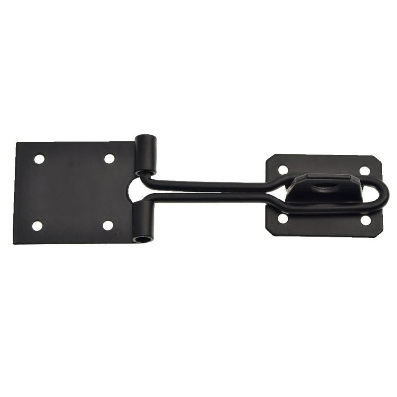 75mm Wire Hasp & Staple Black - Burkes of Rathnew