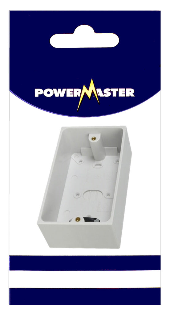 POWERMASTER 16MM 1 GANG FLUSH METAL BOX - burkes_Hardware