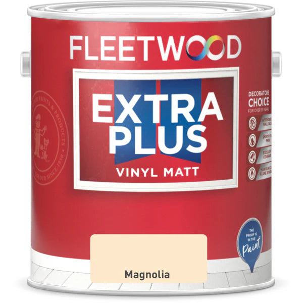 Fleetwood Extra Plus Vinyl Matt Magnolia 5L