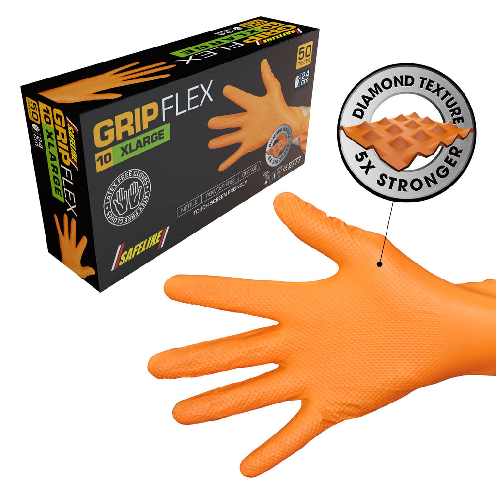 Grip - Flex Skins XL 50pc Nitrile - burkes_Hardware