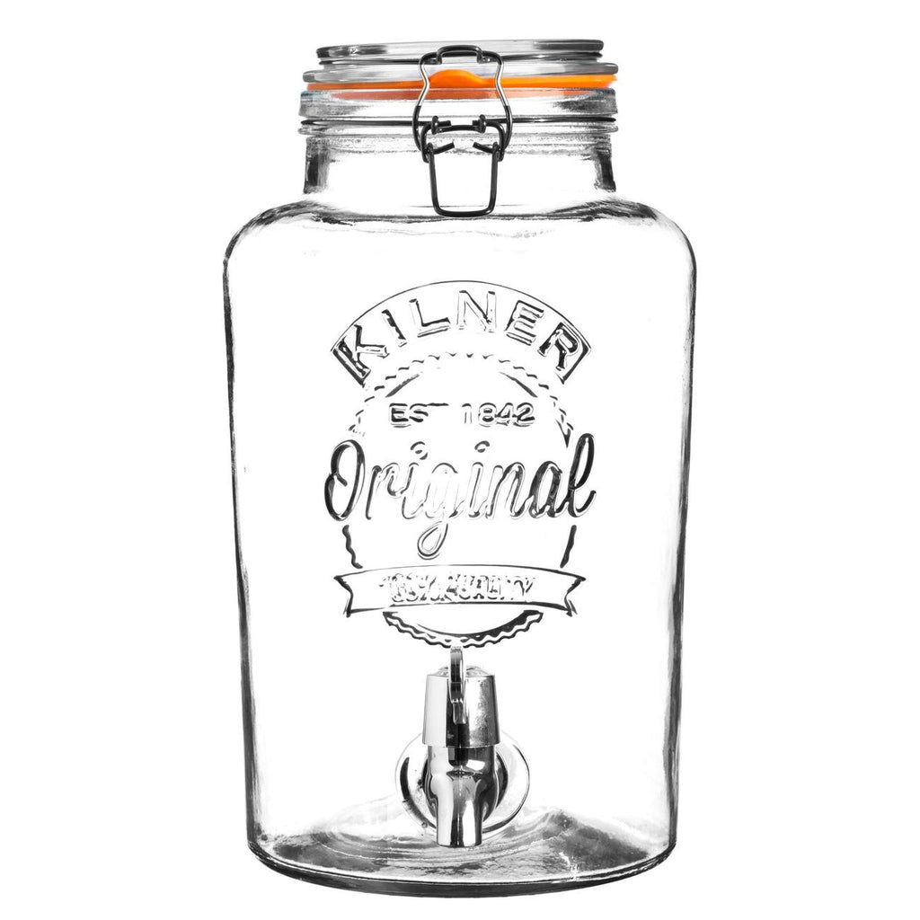 Kilner Clip Top Round Drinks Dispenser 8L