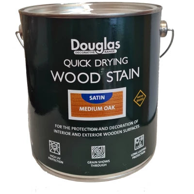 Exterior Wood Stain 2.5ltr, Medium Oak