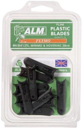 FLYMO PLASTIC BLADES X10 - burkes_Hardware