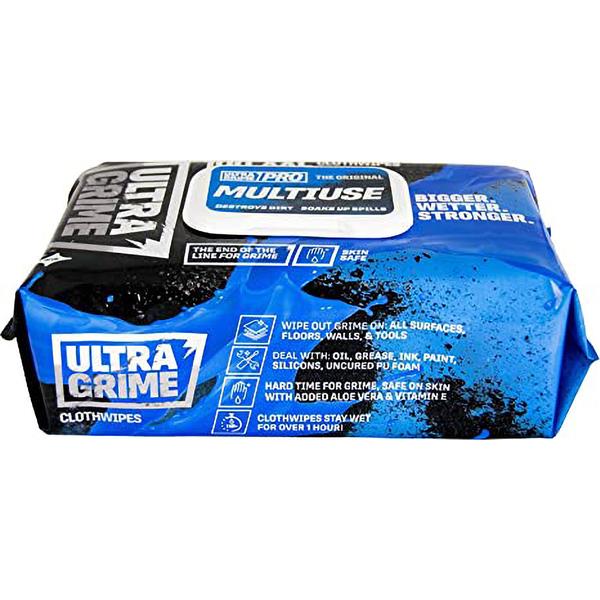 UltraGrime Pro Multiuse Clothwipes XXL - Pack of 100 - burkes_Hardware