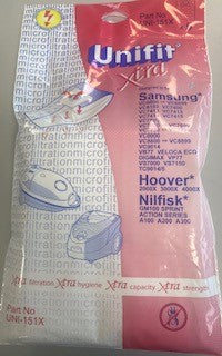 UNIFIT XTRA NILFISK SAMSUNG HOOVER DUST BAGS - burkes_Hardware