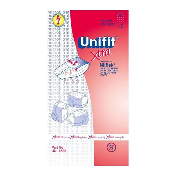 UNIFIT XTRA Nilfisk Dust Bag 182