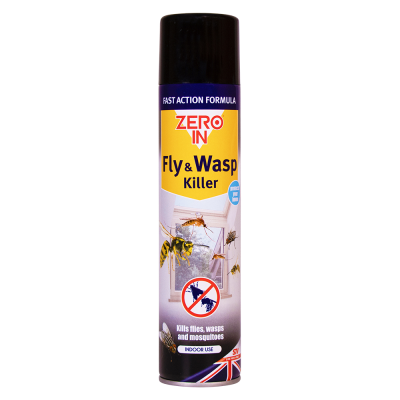 Zero In Fly & Wasp Killer Aerosol 300ml - burkes_Hardware