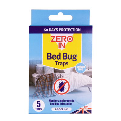 Zero In Bed Bug Traps 5 Pack - burkes_Hardware