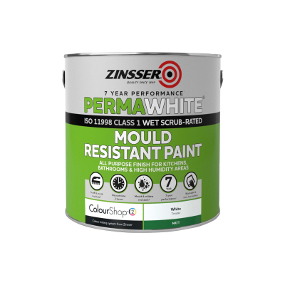 Zinsser Perma White Interior Matt 2.5L - burkes_Hardware