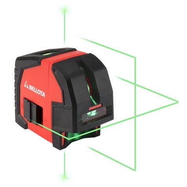 Bellota 30m Green Cross Laser Level with Plumb Line for Levelling Work - Burkes of Rathnew