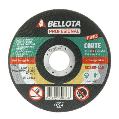 Bellota Extra Fine Multi - Material Abrasive Disc - Burkes of Rathnew