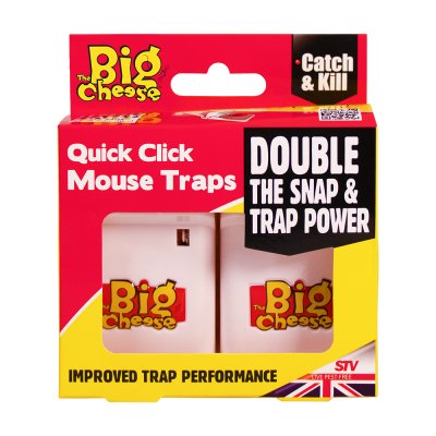 Big Cheese Quick Click Mouse Trap 2 Pack - Burkes of Rathnew