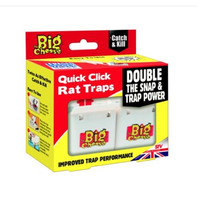 Big Cheese Quick Click Rat Trap 3 Pack - Burkes of Rathnew