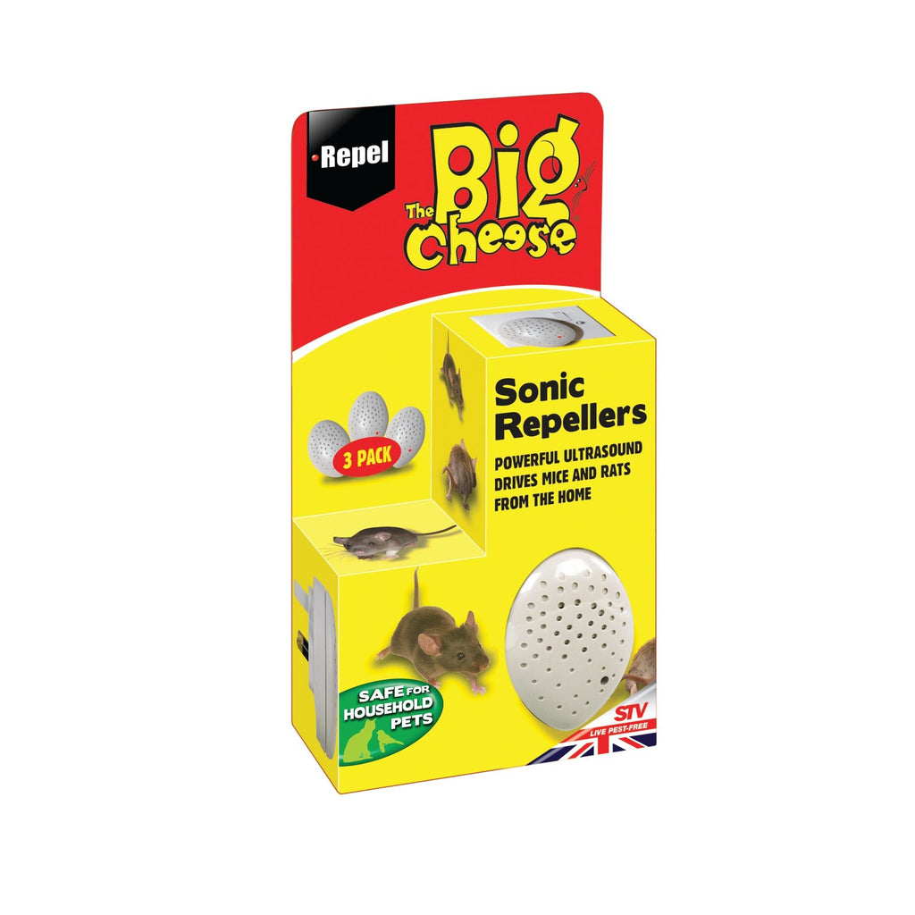 Big Cheese Sonic Repeller 3 pack - Burkes of Rathnew