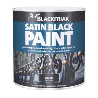 Blackfriar Satin Black Paint 250ml - Burkes of Rathnew