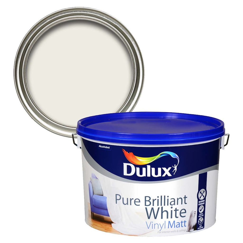 Brilliant White | Dulux Vinyl Matt 10L - Burkes of Rathnew