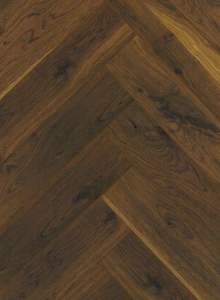 CANADIA SMOKED CATHEDRAL OAK HERRINGBONE 1.74Y2 - Burkes of Rathnew