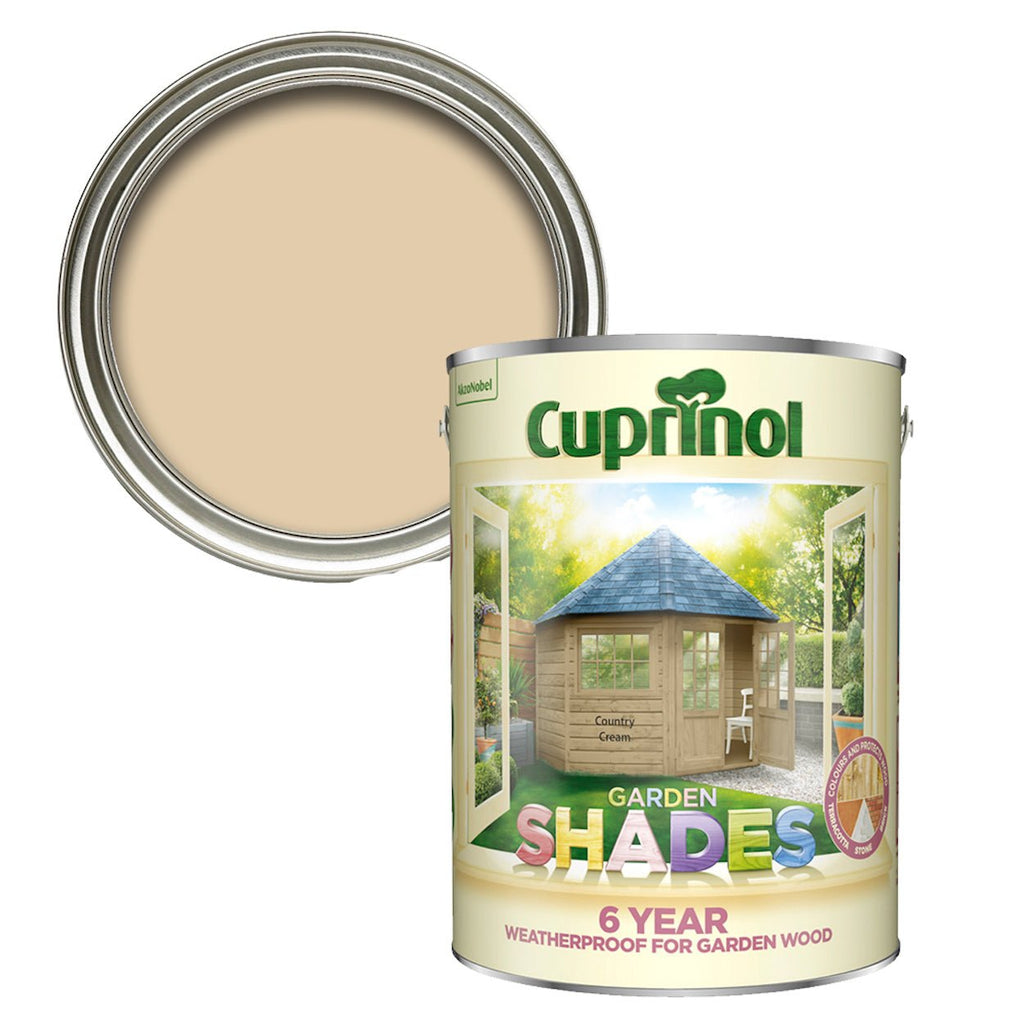 CUPRINOL GARDEN SHADES COUNTRY CREAM 5L - Burkes of Rathnew