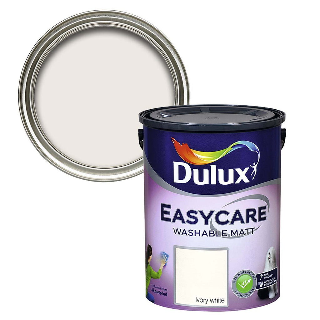 Dulux Easycare Ivory White 5L - Burkes of Rathnew