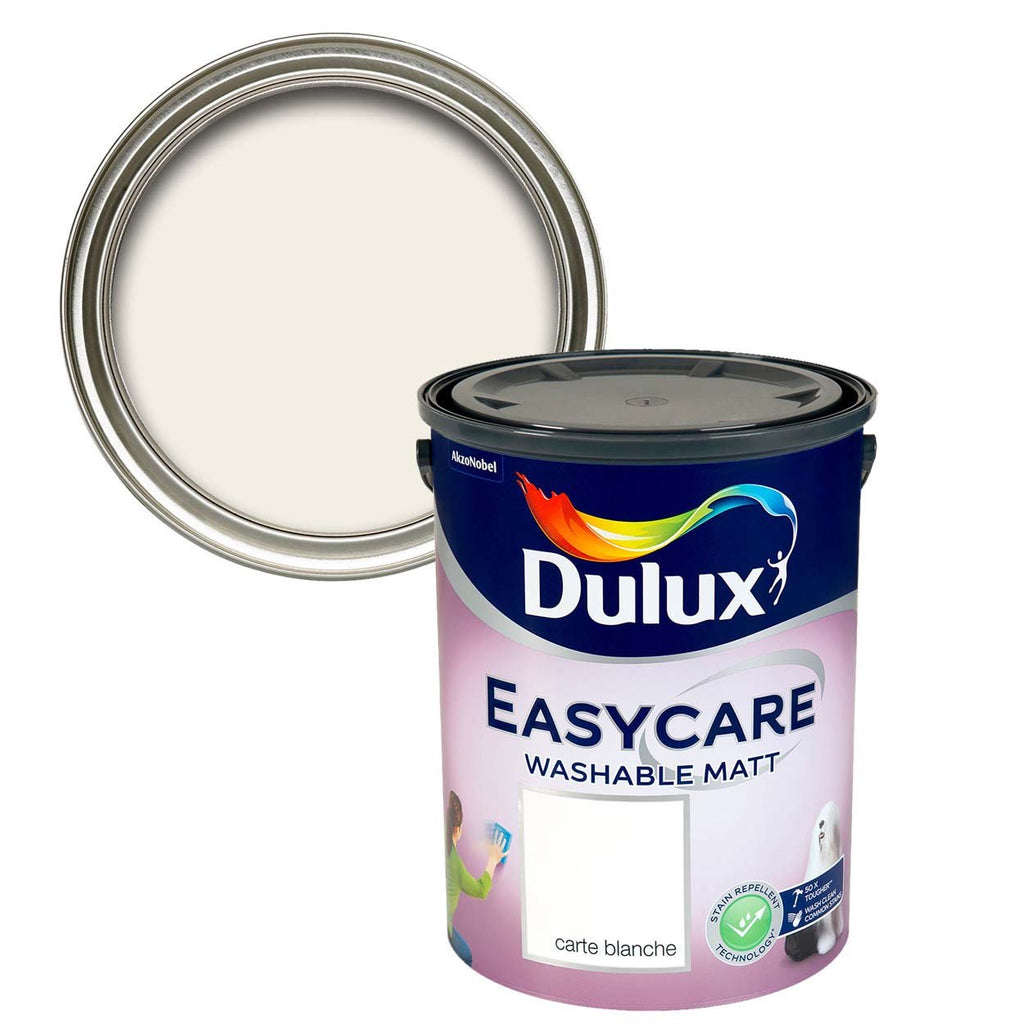 Dulux Easycare Matt Carte Blanche 5L - Burkes of Rathnew