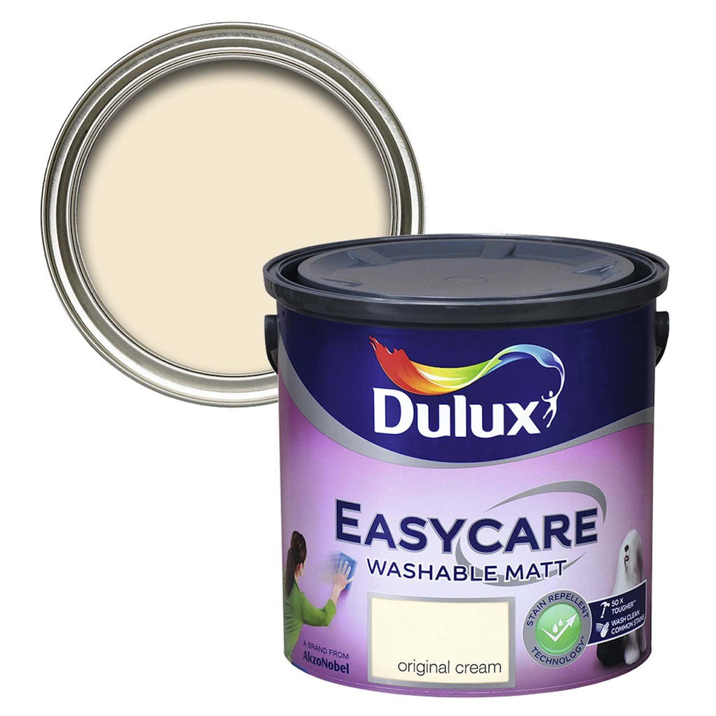 Dulux Easycare Matt Original Cream 2.5L - Burkes of Rathnew