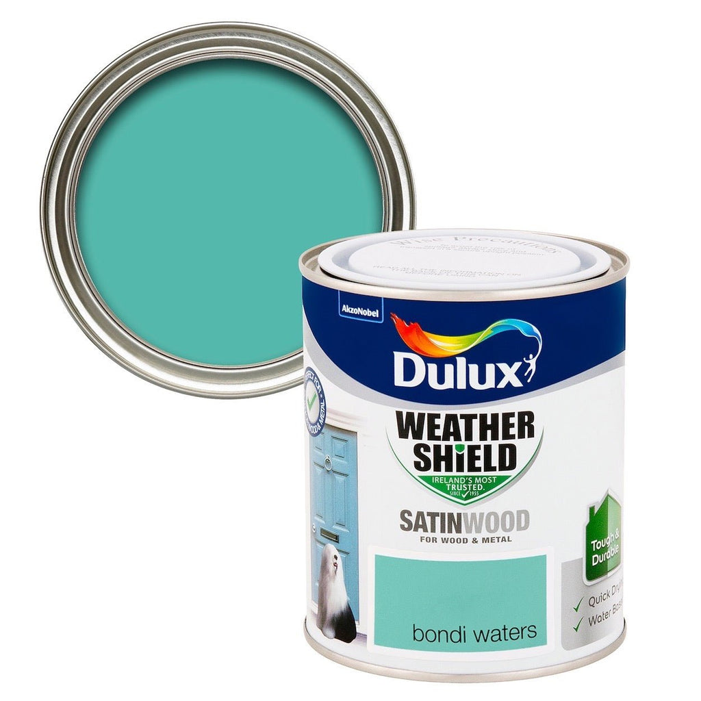 Dulux Weathershield Exterior Satin Bondi Waters 750ml - Burkes of Rathnew