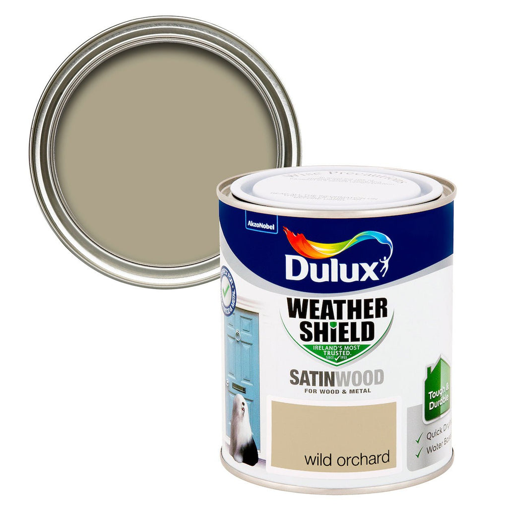 Dulux Weathershield Exterior Satin Wild Orchard 750ml - Burkes of Rathnew