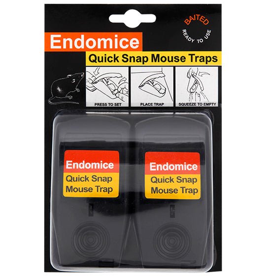 ENDOMICE QUICK SNAP MOUSE TRAP PK 2 - Burkes of Rathnew