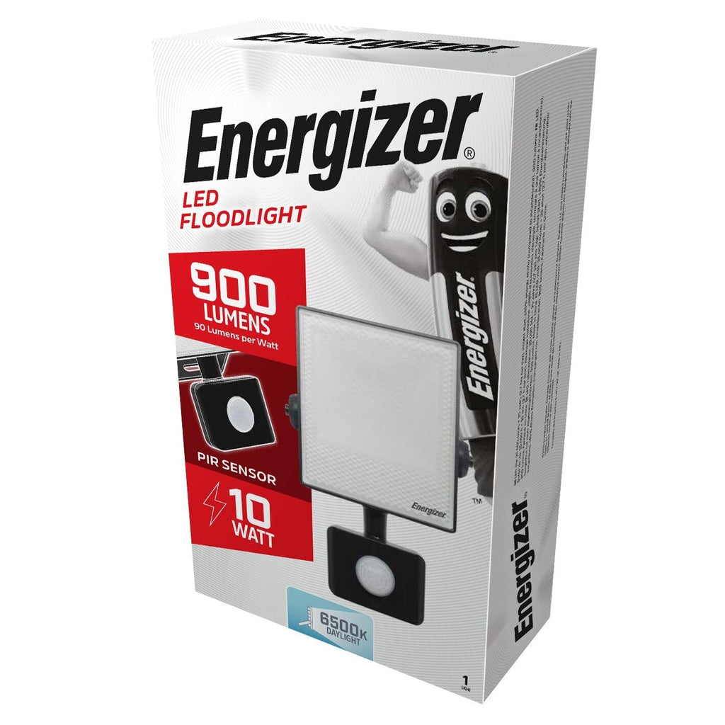 ENERGIZER 10W PIR LED FLOODLIGHT 900L - Burkes of Rathnew