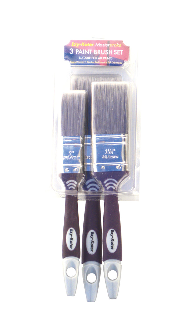 EZY KOTER 3 PIECE BRUSH SET - burkes_Hardware