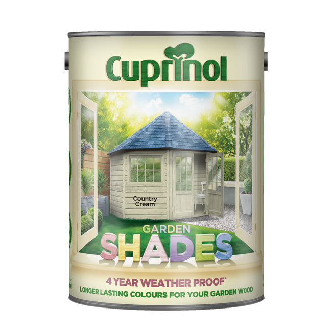 Cuprinol Garden Shades Country Cream 5L - burkes_Hardware