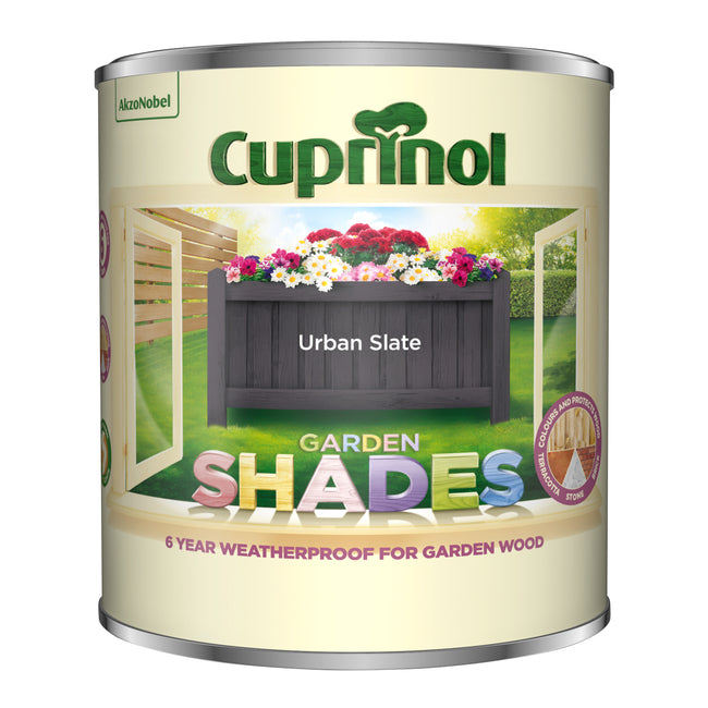 Cuprinol Garden Shades Urban Slate 1L - burkes_Hardware