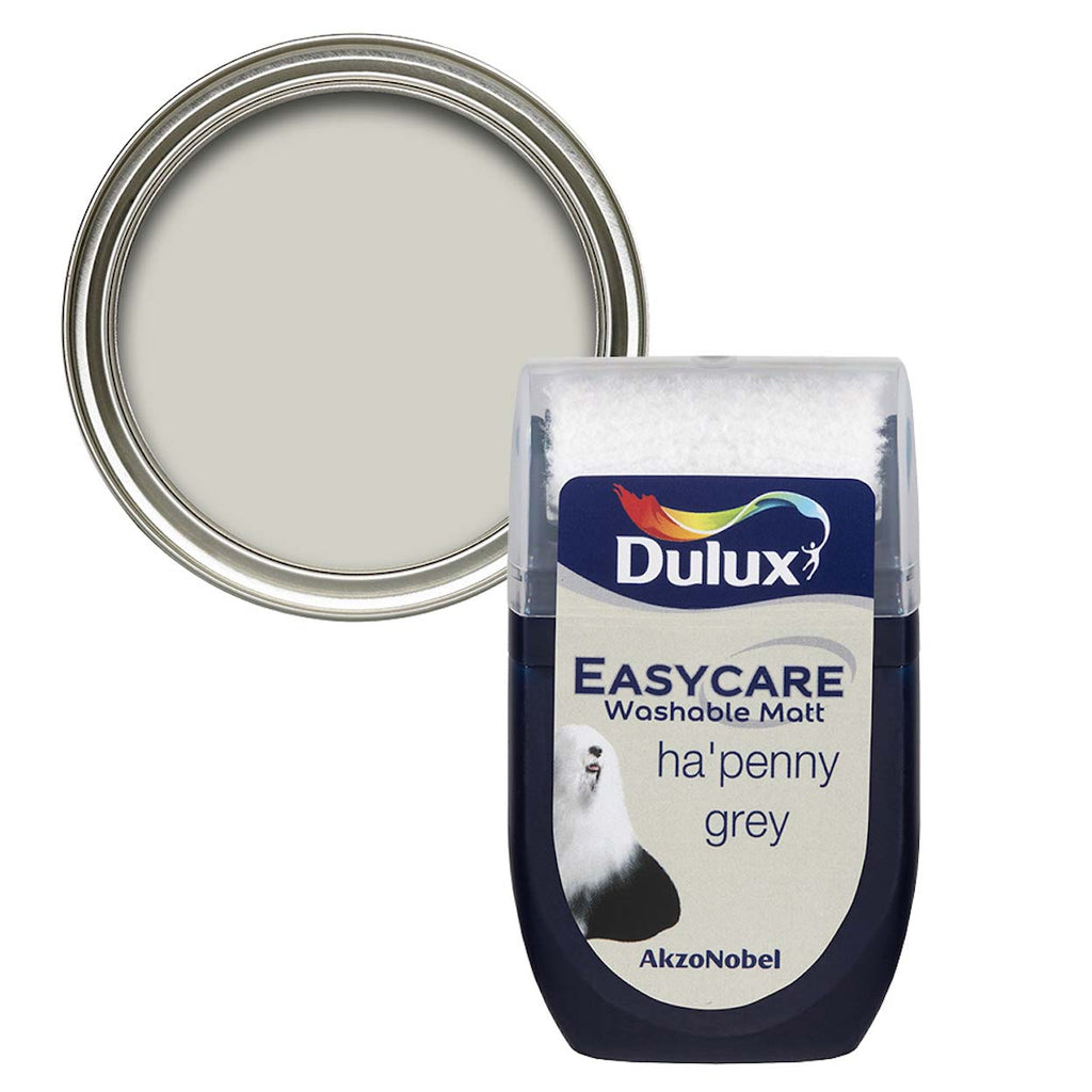 Dulux Easycare Matt Tester Ha'penny Grey 30ml