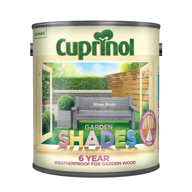 Cuprinol Garden Shades Silver Birch 2.5L - burkes_Hardware