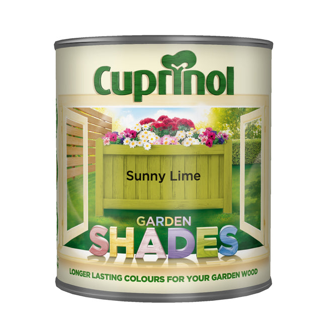 Cuprinol Garden Shades Sunny Lime 1L - burkes_Hardware