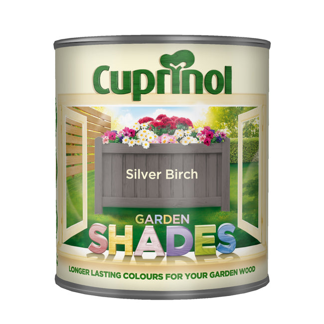 Cuprinol Garden Shades Silver Birch 1L - burkes_Hardware