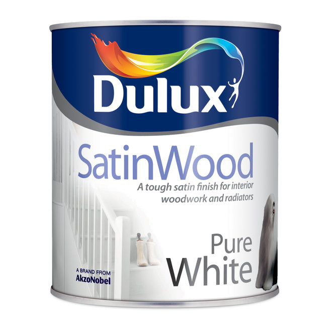 Dulux Easycare Satinwood (750Ml) Pure White - burkes_Hardware