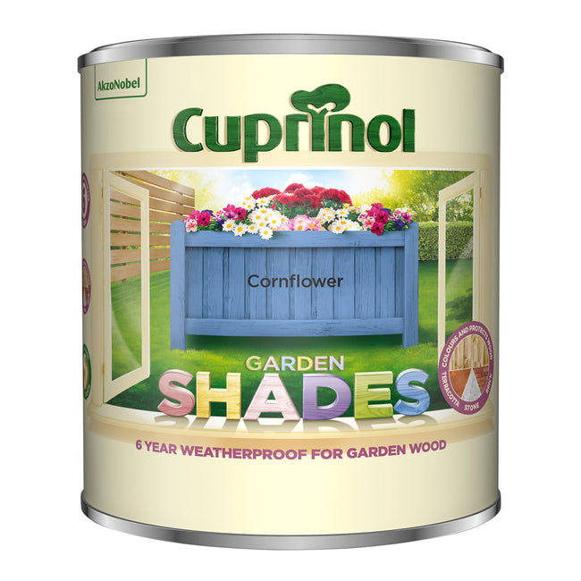 Cuprinol Garden Shades Cornflower 1L - burkes_Hardware