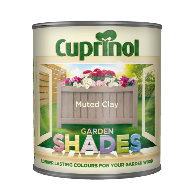 Cuprinol Garden Shades Muted Clay 1L - burkes_Hardware