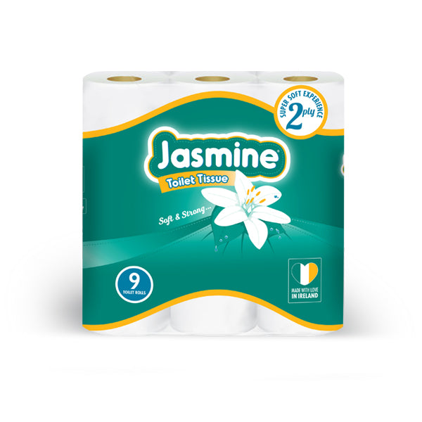 Jasmine Toilet Roll New 9 roll pack - burkes_Hardware